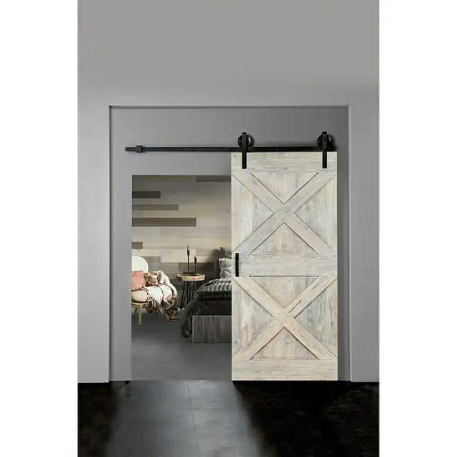 INDO Tür, White washed, BxL: 1000 x 2150 mm - braun