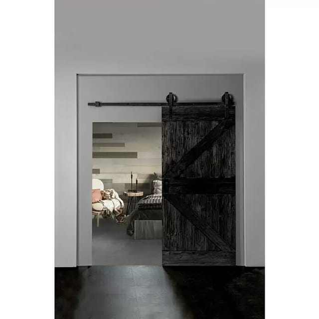 INDO Tür, Charred, BxL: 1000 x 2150 mm - braun