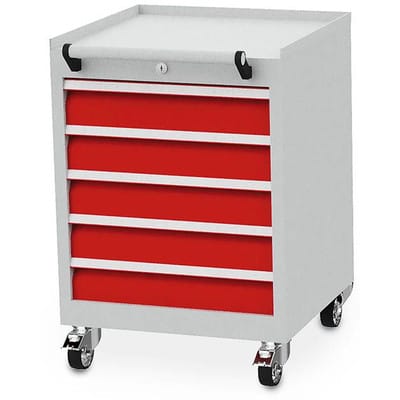 Bedrunka + Hirth Schubladenschrank »«, BxHxT: 53 x 75 x 50 cm, grau/blau
