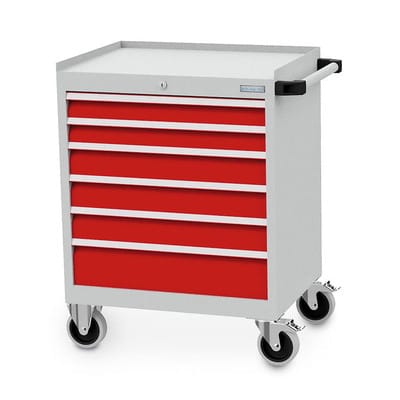 Bedrunka + Hirth Schubladenschrank »«, BxHxT: 68 x 90 x 50 cm, grau/blau