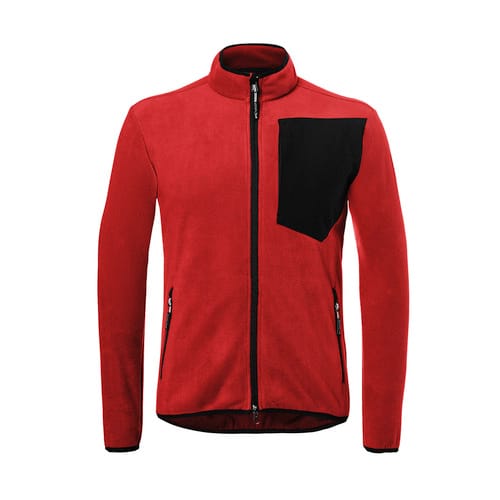 KÜBLER Jacke »WEATHER«, Polyester, mittelrot/schwarz