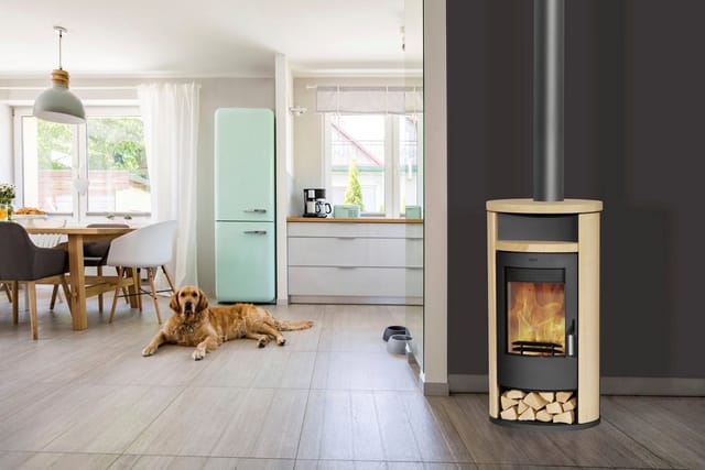 FIREPLACE Kaminofen »Alicante Lotic«, naturstein, Sandstein, 8 kW - schwarz