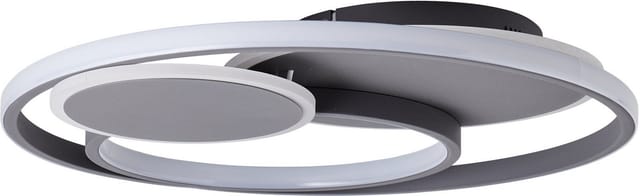 BRILLIANT LED-Deckenleuchte »Runda G99371/22«, Ø: 50 cm, 50 W, 5200 lm, 3000-6500K, dimmbar, matt, dunkelgrau