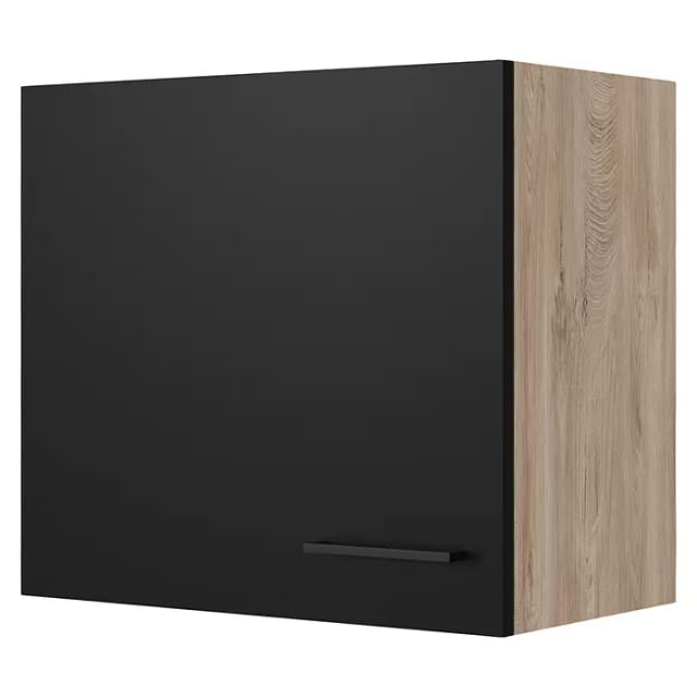 Flex-Well Hängeschrank »Capri«, BxHxT: 60 x 54,8 x 32 cm, Front mit Antifingerprint-Effekt - schwarz