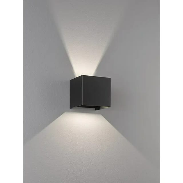Fischer & Honsel Wandleuchte »Wall«, Metall, 3 W - schwarz