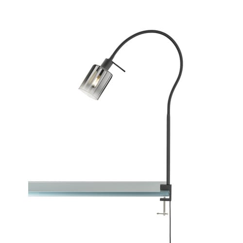 Fischer & Honsel Klemmleuchte »Iska«, BxH: 8,5 x 65 cm, E14 - schwarz