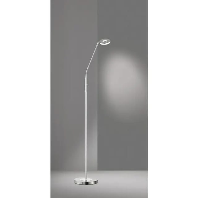 Fischer & Honsel Stehleuchte »Dent«, BxH: 23 x 150 cm, integrierte LED - silberfarben