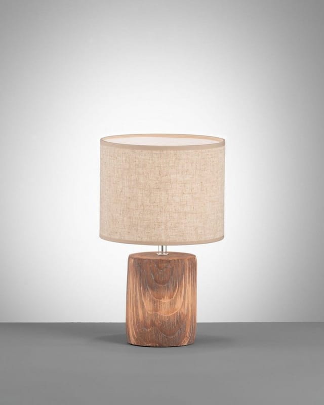 Fischer & Honsel Tischleuchte »Malik«, Höhe: 35 cm, E14 - braun
