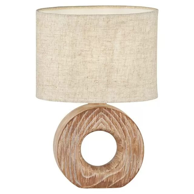 Fischer & Honsel Tischleuchte »Hanke«, BxH: 13 x 31 cm, E14 - braun