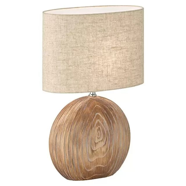 Fischer & Honsel Tischleuchte »Tobse«, BxH: 17 x 53 cm, E27 - braun