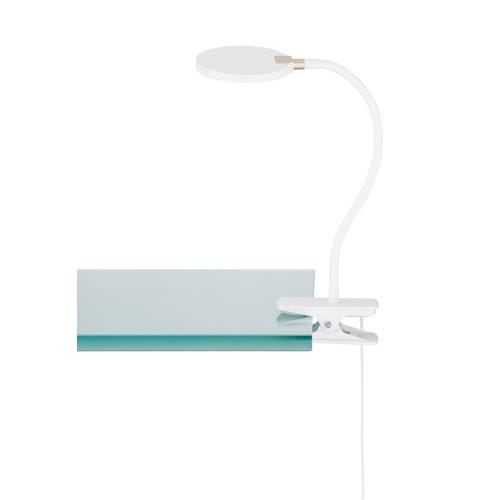 Fischer & Honsel Klemmleuchte »Luiz«, BxH: 10,5 x 35 cm, integrierte LED - weiss
