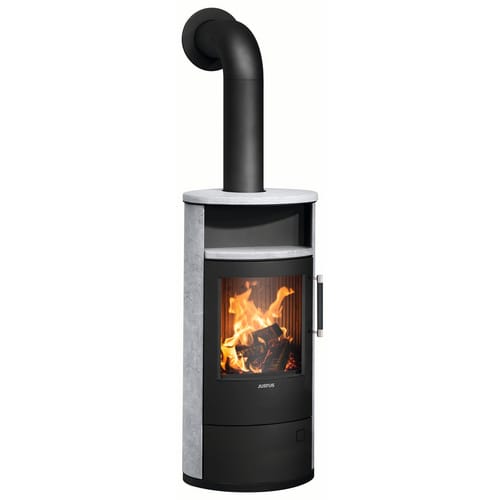 JUSTUS Kaminofen »Island 5 2.0«, schwarz/grau, Speckstein, 5 kW