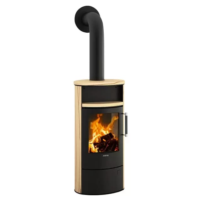 JUSTUS Kaminofen »Island 5 2.0«, sandstein, Sandstein, 5 kW - schwarz