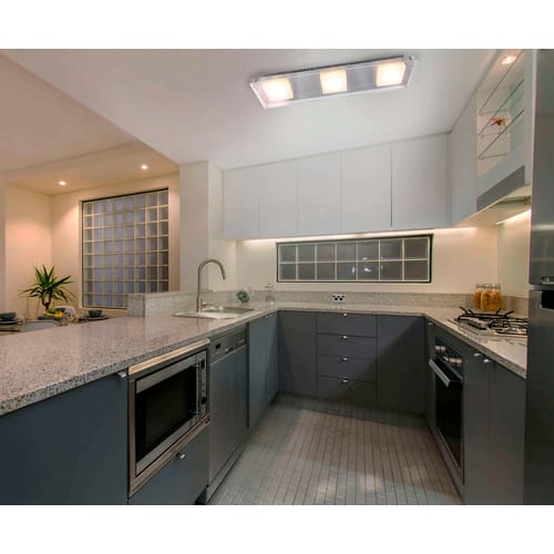 NÄVE LED-Wandleuchte »Edingburgh«, BxHxL: 12 x 21,5 x 44 cm, Metall/Kunststoff - silberfarben