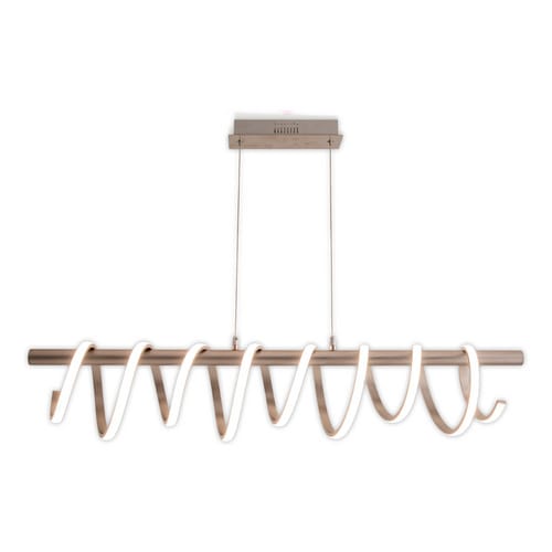 NÄVE LED-Pendelleuchte »Belleza«, BxHxL: 20 x 150 x 100 cm, Metall - silberfarben