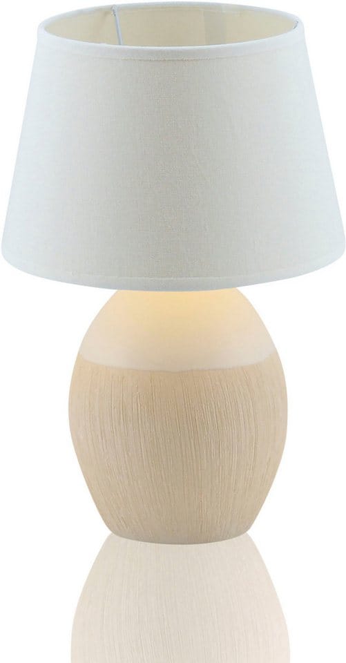 NÄVE Tischleuchte »TALIA«, BxL: 200 x 200 mm, ohne Leuchtmittel - weiss