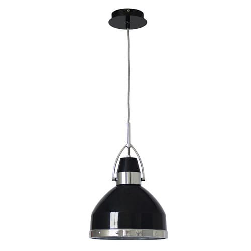 NÄVE Pendelleuchte »Cottage«, ∅xH: 22,8 x 6 cm, Metall - schwarz