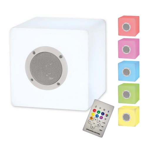 NÄVE LED Dekoleuchte »Cube«, BxHxL: 20 x 20 x 20 cm, Metall/Kunststoff - bunt