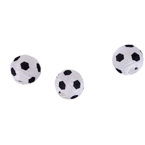 NÄVE Solarleuchte »Fußball«, schwarz-weiß, Gesamtlänge: 5,8 m - weiss