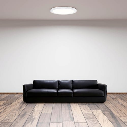 NÄVE LED-Deckenleuchte »BONUS«, ∅xH: 29 x 15,5 cm, Metall/Kunststoff - weiss