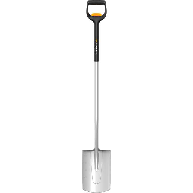 FISKARS Spaten »Xact+«, Arbeitsbreite: 19,2 cm, Material Werkzeug: Borstahl - silberfarben