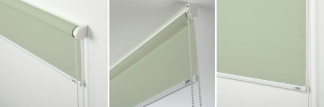 SCHÖNER WOHNEN KOLLEKTION Rollo »Tizia«, Format: 120 x 150 cm, grün, Polyester - gruen