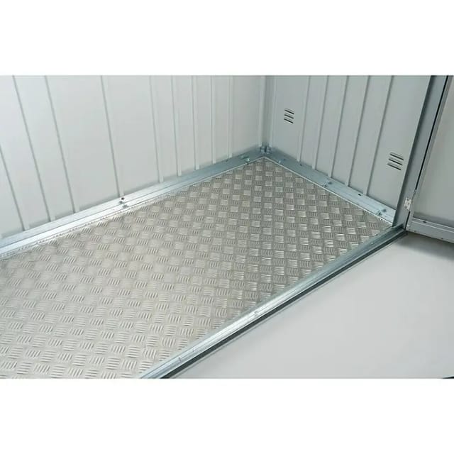 BIOHORT Bodenplatte, für Geräteschrank Gr. 190, BxH: 177,5 x 0,2 cm, Aluminium - grau