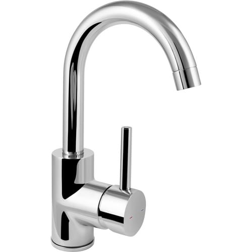 WELLWATER Armatur »VICENZA«, Einhebelmischer, Durchflussmenge: 9 l/min - silberfarben
