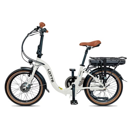 BLAUPUNKT E-Faltrad »Lotte«, max. 25 km/h, 20", 3 Gänge, mit Sportsattel - grau