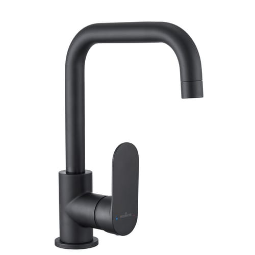 WELLWATER Spültisch-Einhebelmischer »Imola«, BxHxL: 112 x 278.7 x 231,5 mm, Messing/Zink, mattschwarz