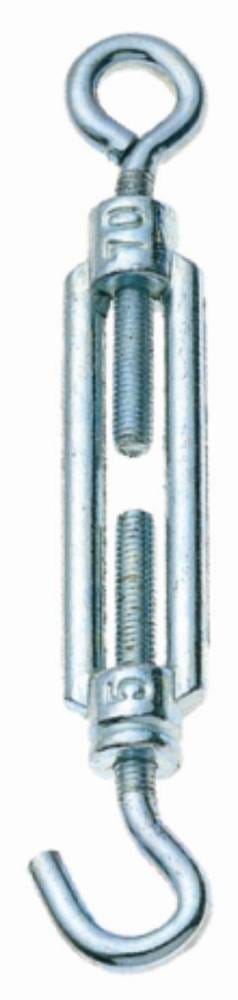 CONACORD Spannschloss, M6-Gewinde, für Seile bis 8 mm Ø - silberfarben