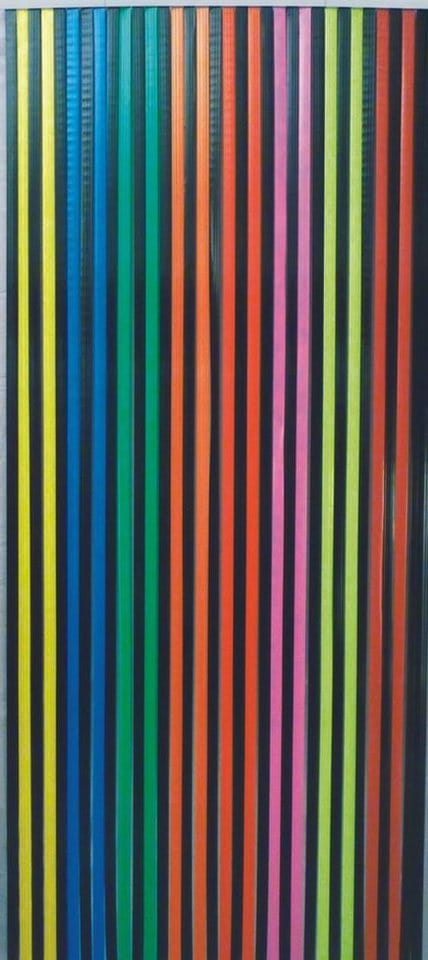 CONACORD Vorhang, BxH: 90 x 200 cm, Farbrausch-Motiv, bunt