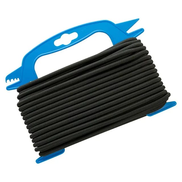 CONACORD Gummiseil, Ø: 8 mm, Länge. 10 m, schwarz