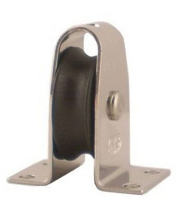 CONACORD Block, für Seile bis 8 mm Ø - silberfarben