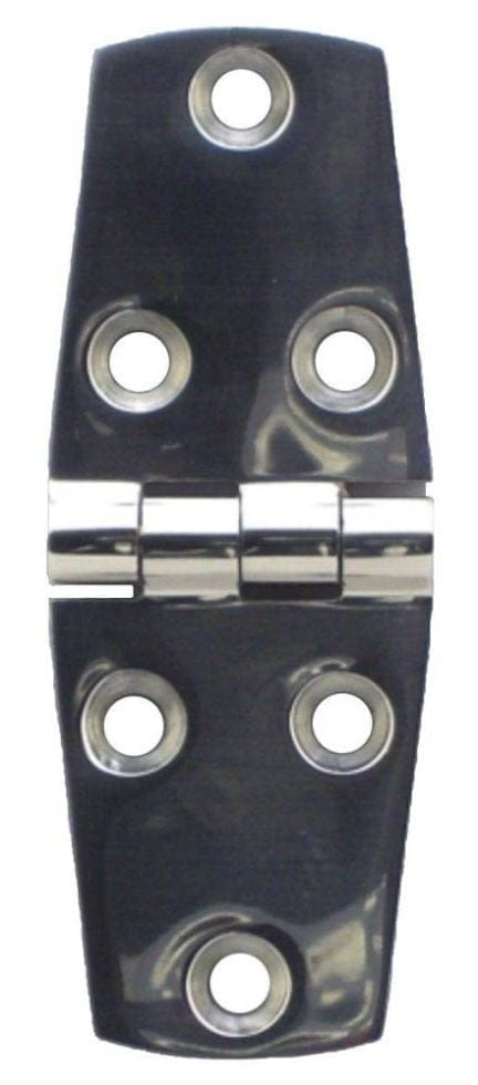 CONACORD Scharnier, LxB: 105 x 37 mm, mit je 3 Bohrungen - silberfarben