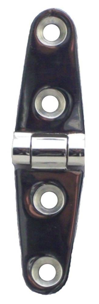 CONACORD Scharnier, LxB: 100 x 25 mm, mit je 2 Bohrungen - silberfarben