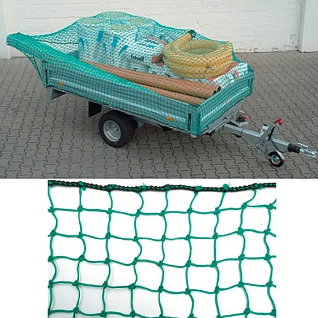 CONACORD Anhängernetz, LxB: 3,5 x 2,5 m, inkl. Tragekoffer - gruen