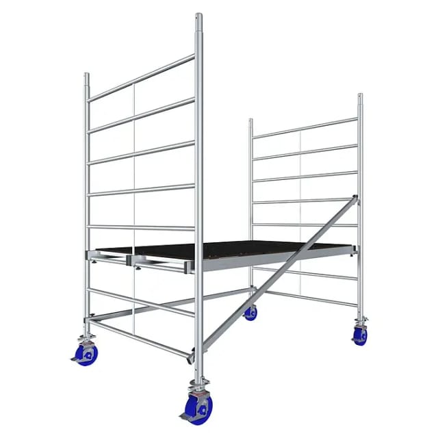 KRAUSE Fahrgerüst »ProTec«, Arbeitshöhe: 2,90 m, max. 200 kg/m², Aluminium - silberfarben