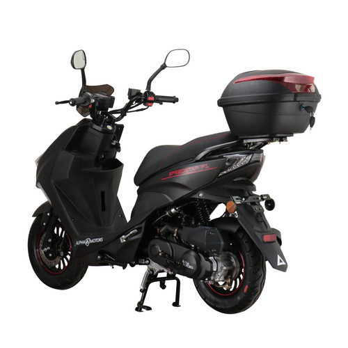 ALPHA MOTORS Motorroller »Speedstar FI«, 50 ccm, 45 km/h, EURO 5, mattschwarz, inkl. Topcase Bild 3