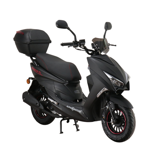 ALPHA MOTORS Mofa »Speedstar FI«, 50 ccm, 25 km/h, EURO 5, mattschwarz, inkl. Topcase Bild 5