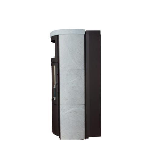 HARK Kaminofen »Vito WW GT ECOplus«, grau, Stahl, 14 kW, wasserführend