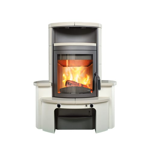 HARK Kaminofen »Avenso GT ECOplus«, cremeweiß, Stahl/Keramik, 6 kW, Dauerbrand geeignet - weiss
