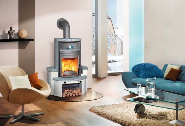 HARK Kaminofen »Avenso GT ECOplus«, naturstein, Stahl/Keramik, 8 kW, Dauerbrand geeignet - grau