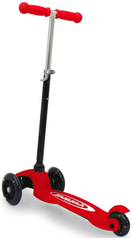 JAMARA Scooter, 3 Räder, Kugellager ABEC 7 vorne/hinten - rot
