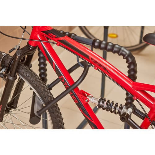Fahrradständer, für 4 Fahrräder, 64,5 x 42 x 77,8 cm - grau