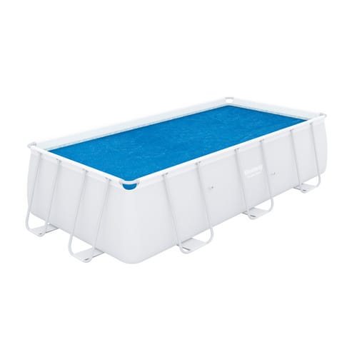 BESTWAY Poolabdeckung, BxL: 180 x 380 cm, blau, eckig