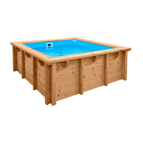 INTERLINE Schwimmbecken »Java«, viereckig, BxH: 210x78 cm, Holz - blau