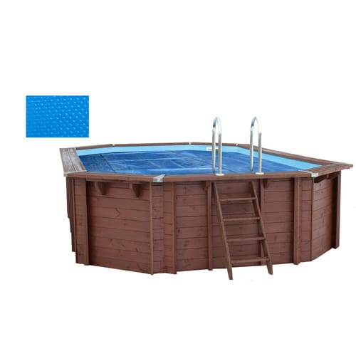 INTERLINE Poolabdeckung »Spruce«, LxB: 6,40 x 4,00 m, oval - blau