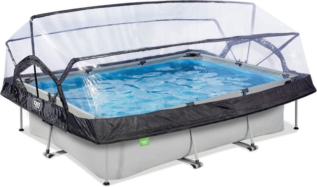 EXIT Toys Pool, BxH: 251 x 149 cm, mit Kartuschenfilteranlage - grau