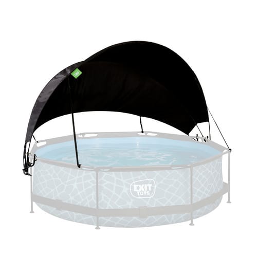 EXIT Toys Sonnensegel, für Pools, ⌀xH: 320 x 175 cm - schwarz